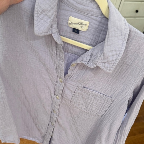 Universal Thread Light Purple Button-Down Shirt - Picture 7 of 8